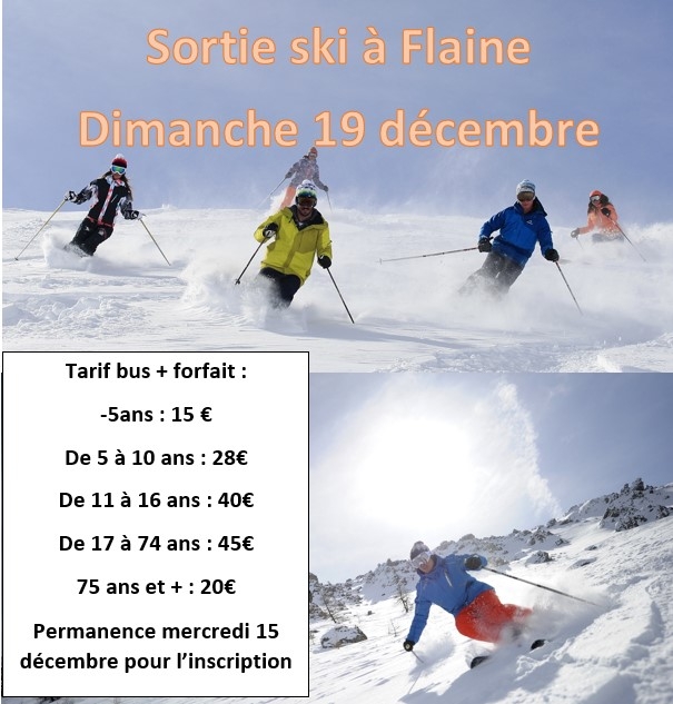 Sortie ski à Flaine