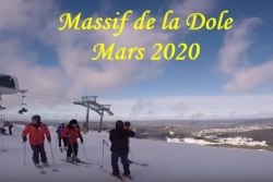 Ski à la Dôle 1er mars 2020 vidéo 2