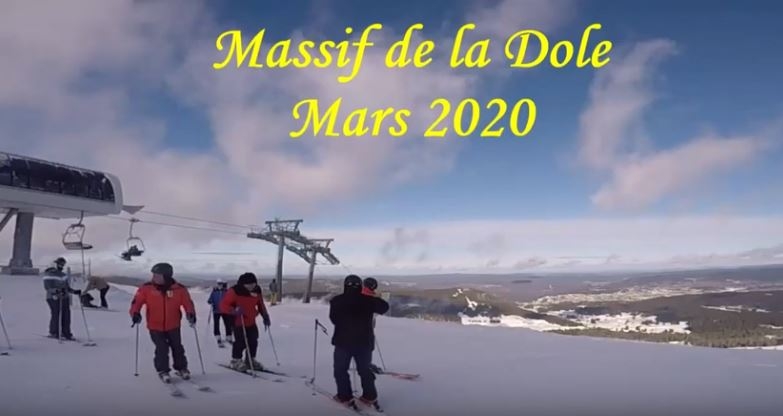 Ski à la Dôle 1er mars 2020 vidéo 2